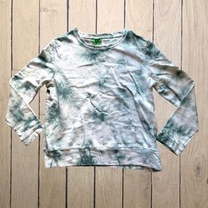 Women’s Medium Teal Blue Tie-Dye Sweatshirt